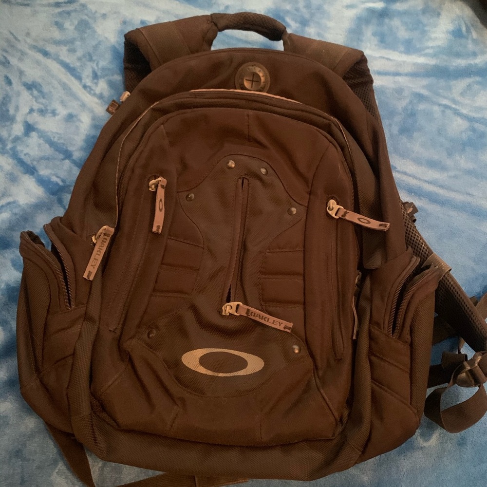 Oakley backpack, black and grey